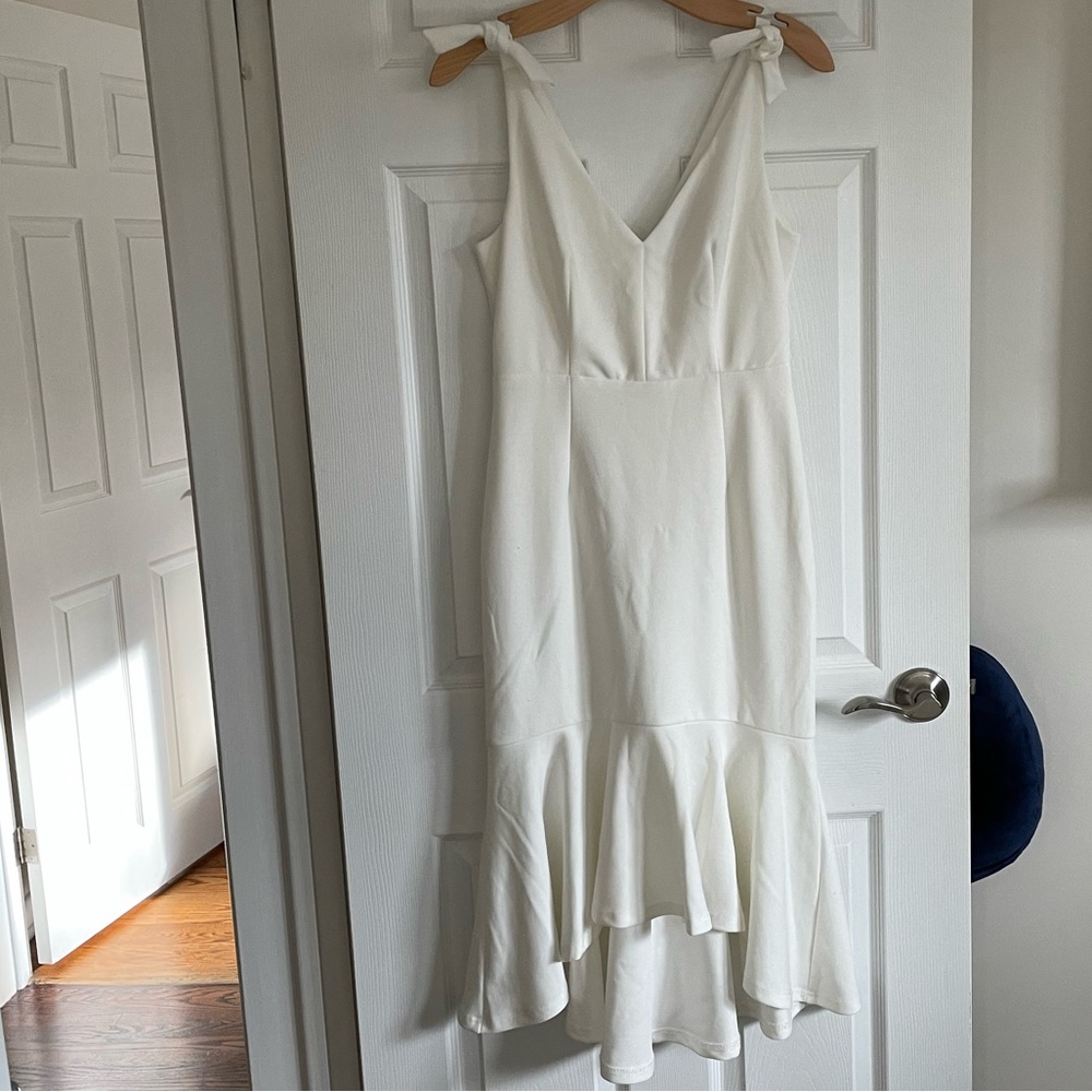 Lulus White Fit and Flare Dress